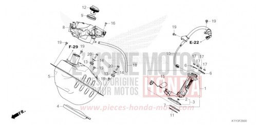 FUEL TANK WW125AP de 2023